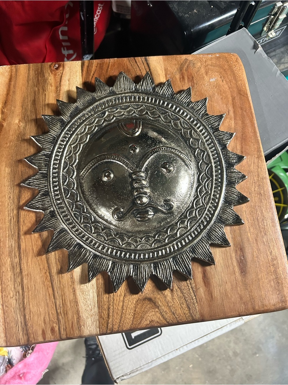 Decorative Metal Sun Wall Plaque